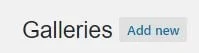 افزودن گالری در وردپرس