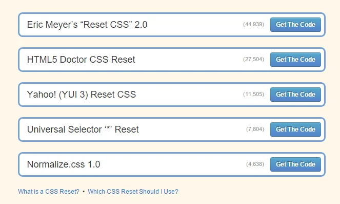 cssreset