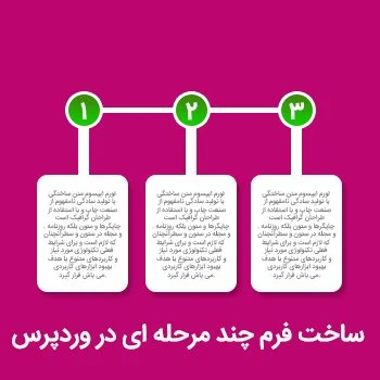 ساخت فرم چند مرحله ای در وردپرس