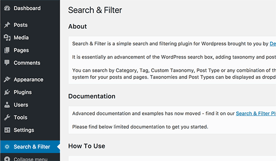 فیلتر پست ها و صفحات در وردپرس