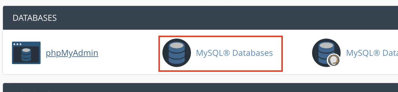 mysql databases