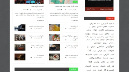 قالب وردپرس colornews فارسی