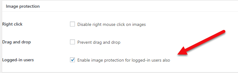 Image Watermark Image Protection Logged in users
