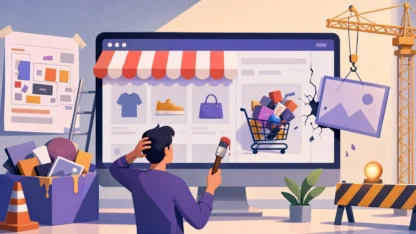 ۳ مورد از اشتباهات طراحی سایت فروشگاهی + راه‌حل