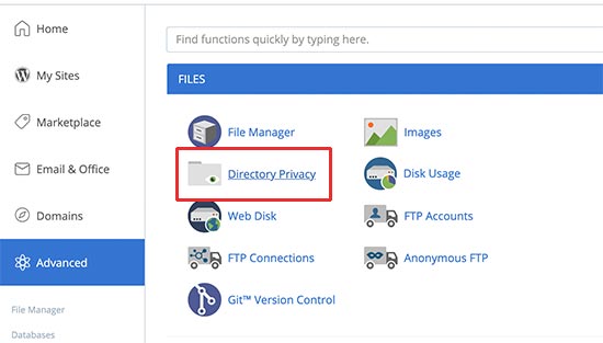  Directory Privacy 