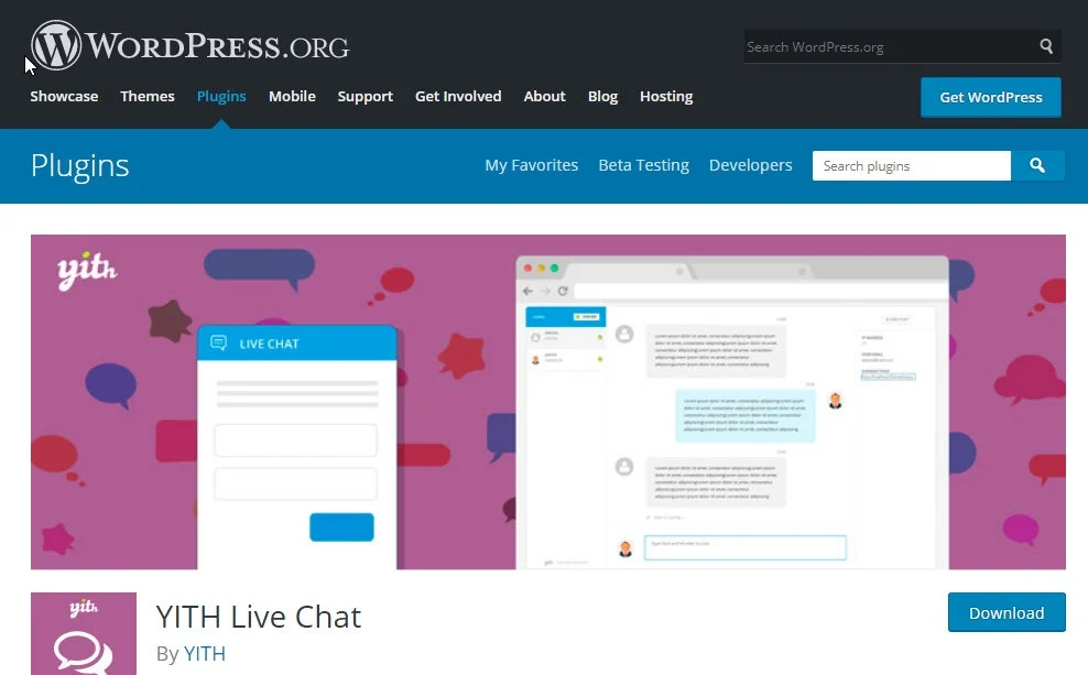 پلاگین  YITH Live Chat 