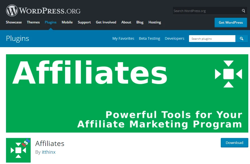 افزونه Affiliates 