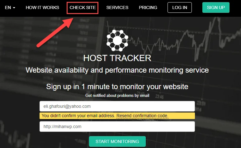 سایت Host Tracke