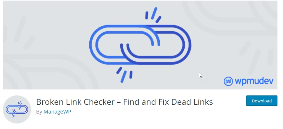 صفحه افزونه Broken Link Checker