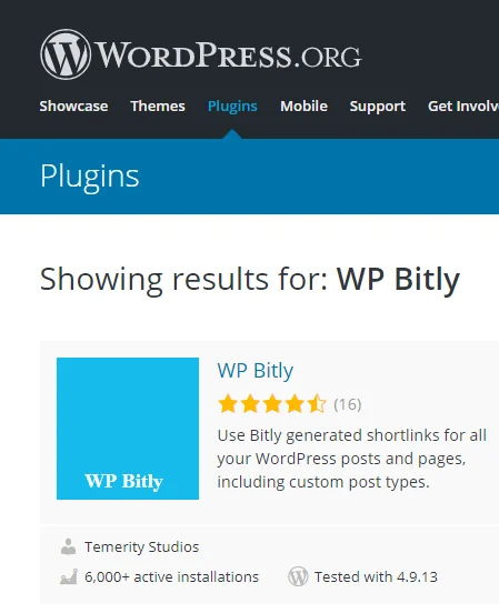 افزونه WP Bitly