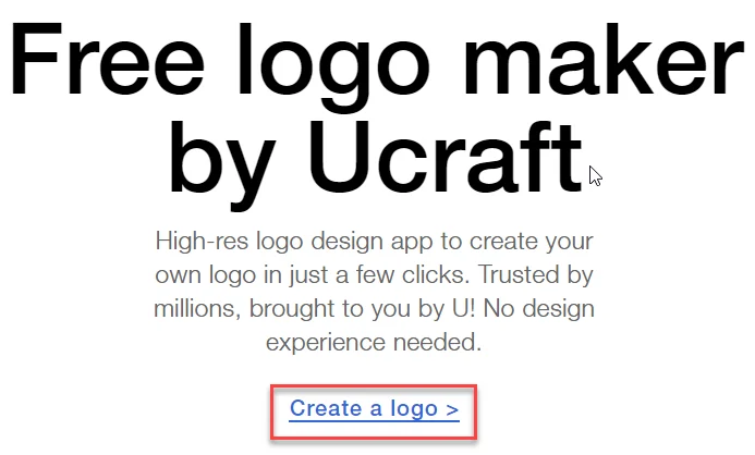 ساخت لوگو در Ucraft’s Logo Maker 