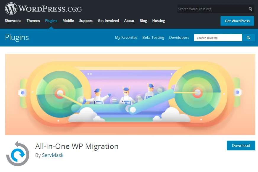 معرفی افزونه All-in-One WP Migration