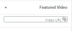 بخش Featured Video در افزونه Featured Video Plus