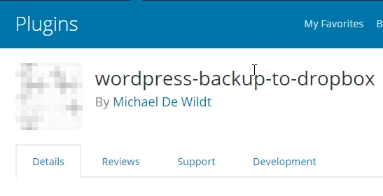 Get the WordPress Backup to Dropbox plugin