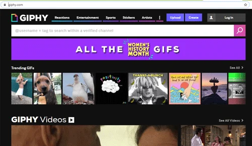 Introducing the Giphy.com website