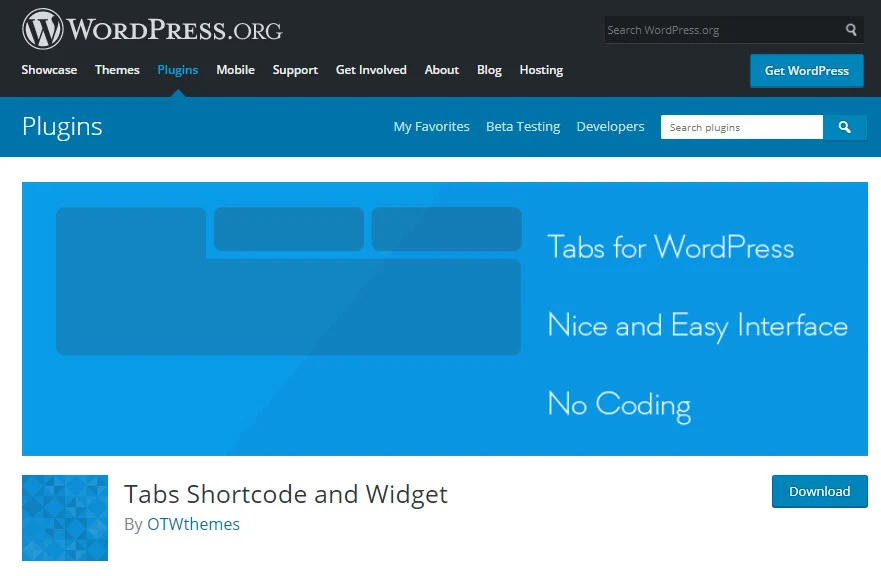 معرفی افزونه Tabs Shortcode and Widget 