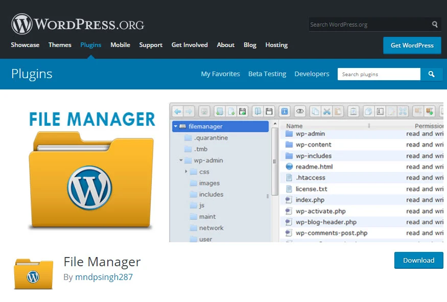 File Manager Plugin