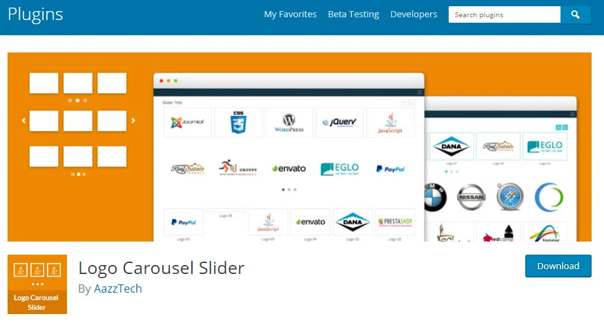 معرفی افزونه Logo Carousel Slider