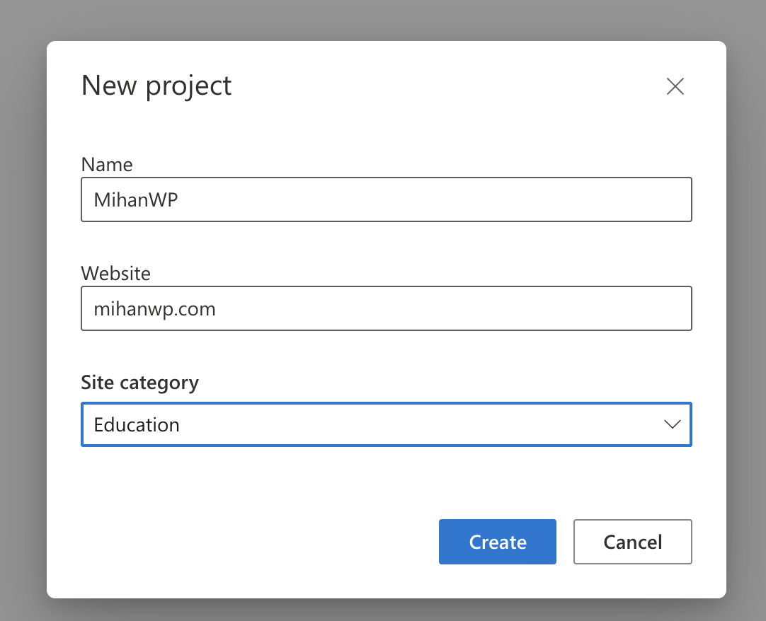 Add site to Microsoft Clarity