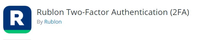 افزونه Rublon Two-Factor Authentication