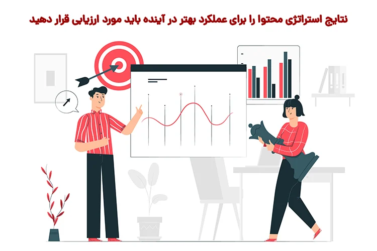 نتایج استراتژی محتوا را برای عملکرد بهتر در آینده باید مورد ارزیابی قرار دهید.