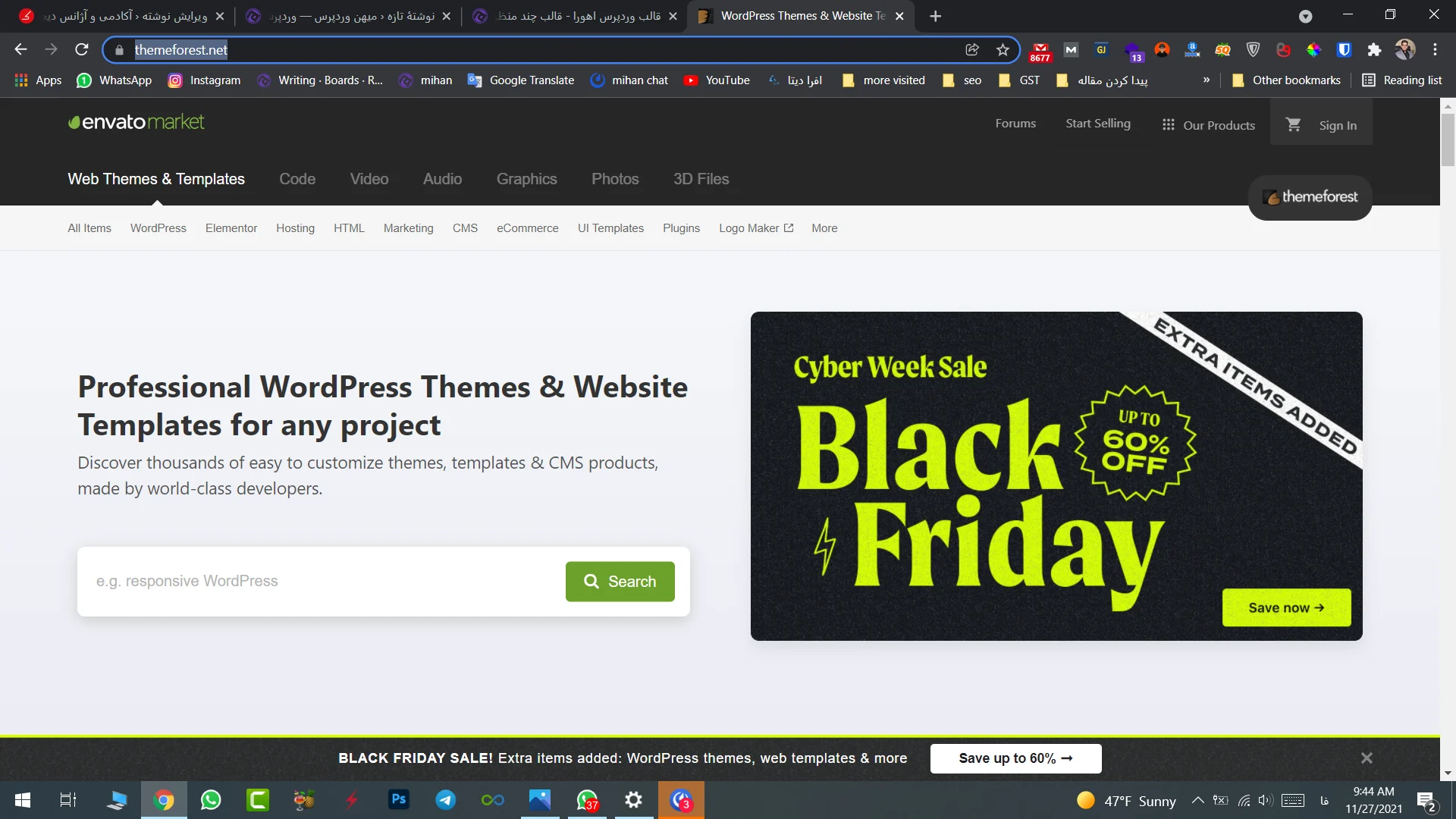  themeforest.net، مرجعی معتبر برای خرید قالب‌های حرفه‌ای 