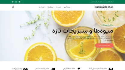 قالب وردپرس Gutentools Shop فارسی (چایلدتم)