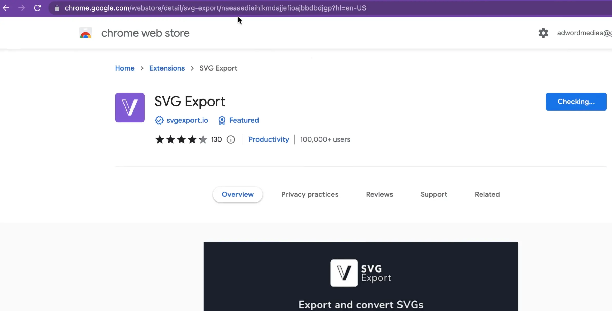 افزونه‌ی SVG Export