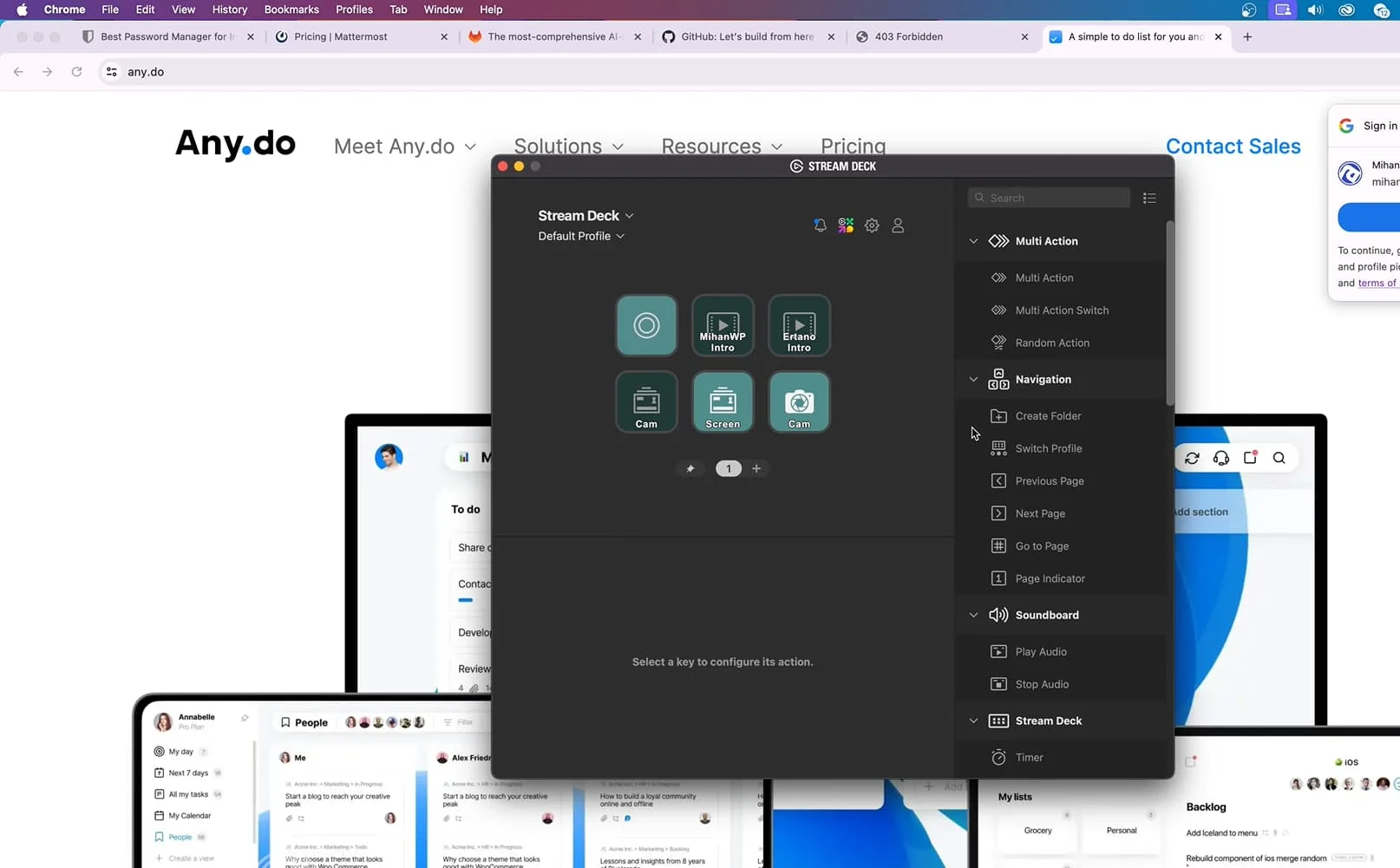 ۱۸ تا از ابزارهای ضروری مدیریت سایت Elgato Stream Deck