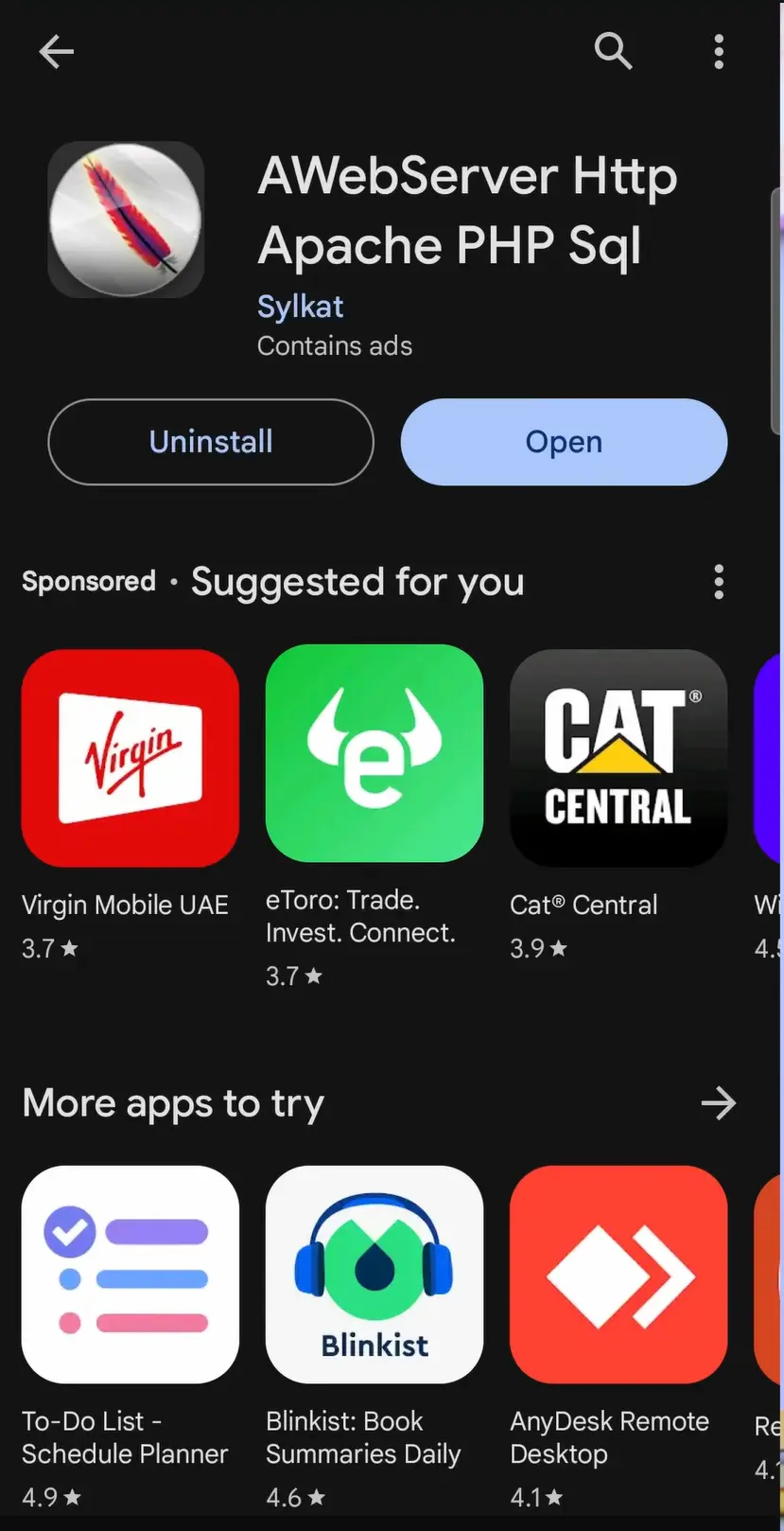 نصب وردپرس روی گوشی موبایل اندروید اجرای اپلیکیشن AWeb Server HTTP Apache PHP Sql