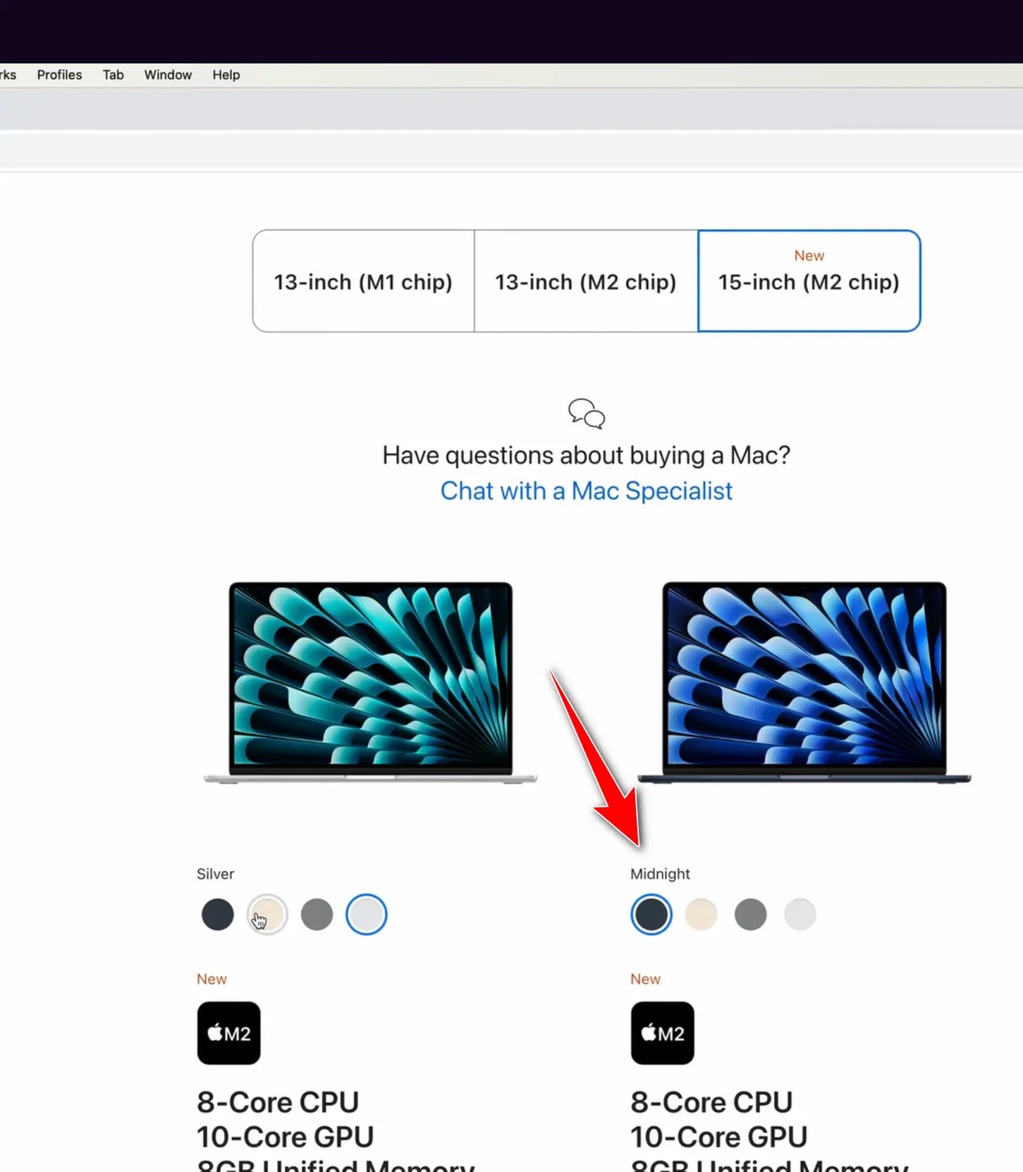 نقد و بررسی فرایند تسویه حساب سایت اپل انتخاب رنگ لپ تاپ
