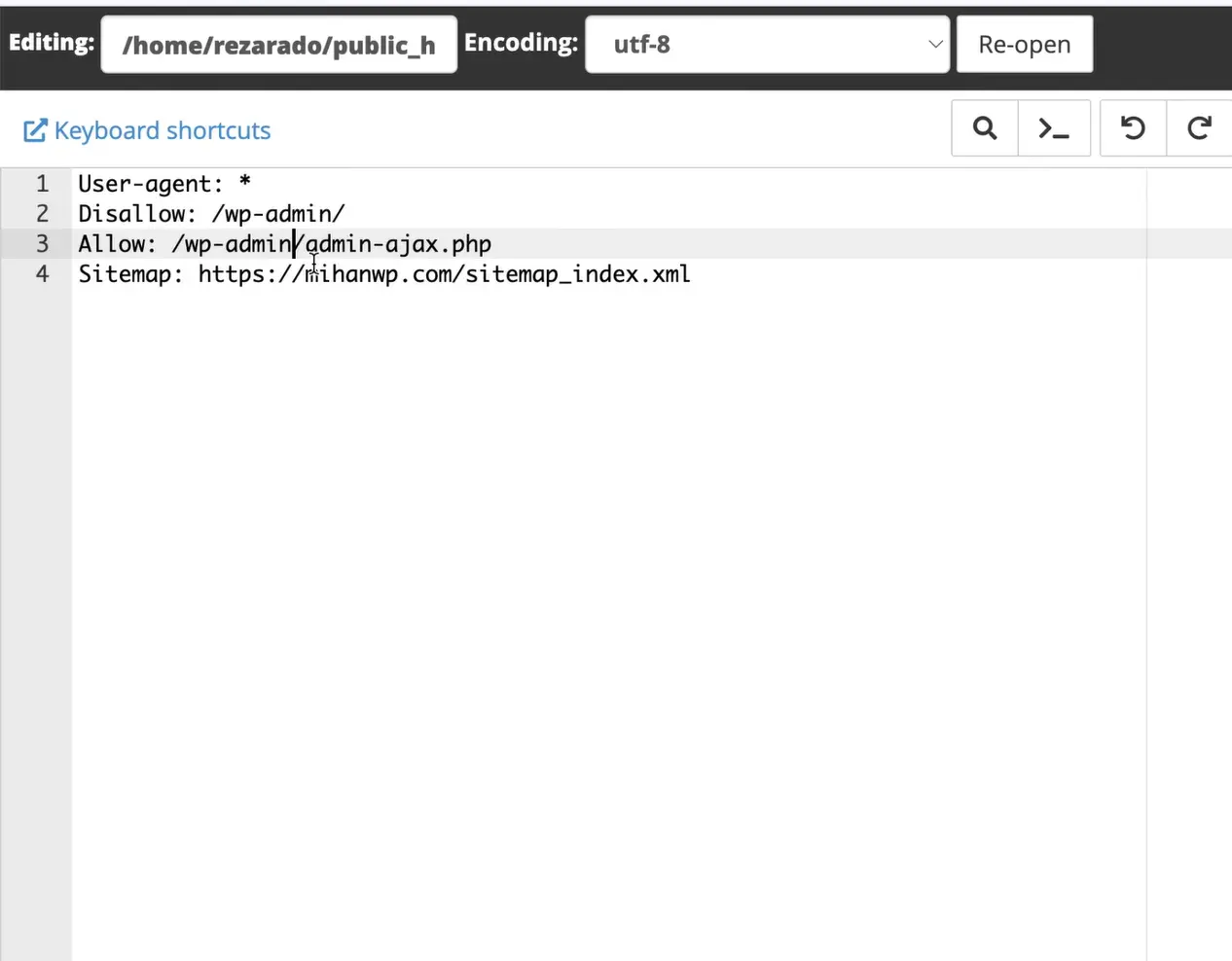 حل ارور Index Request Rejected در گوگل سرچ کنسول کد مربوط به فایل Robot.txt