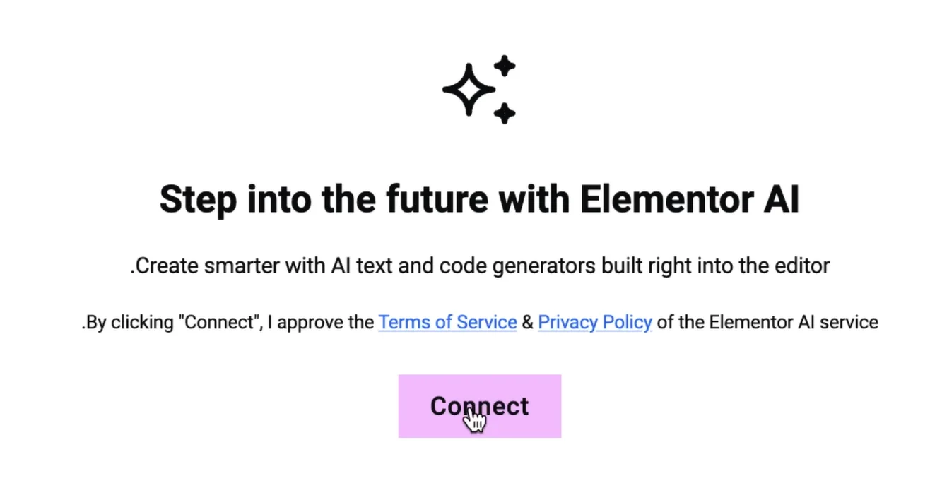 گزینه‌ی Connect