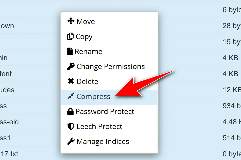 انتقال وردپرس به سایتی دیگر با دامنه جدید فشرده سازی فایلهای هاست قدیمی