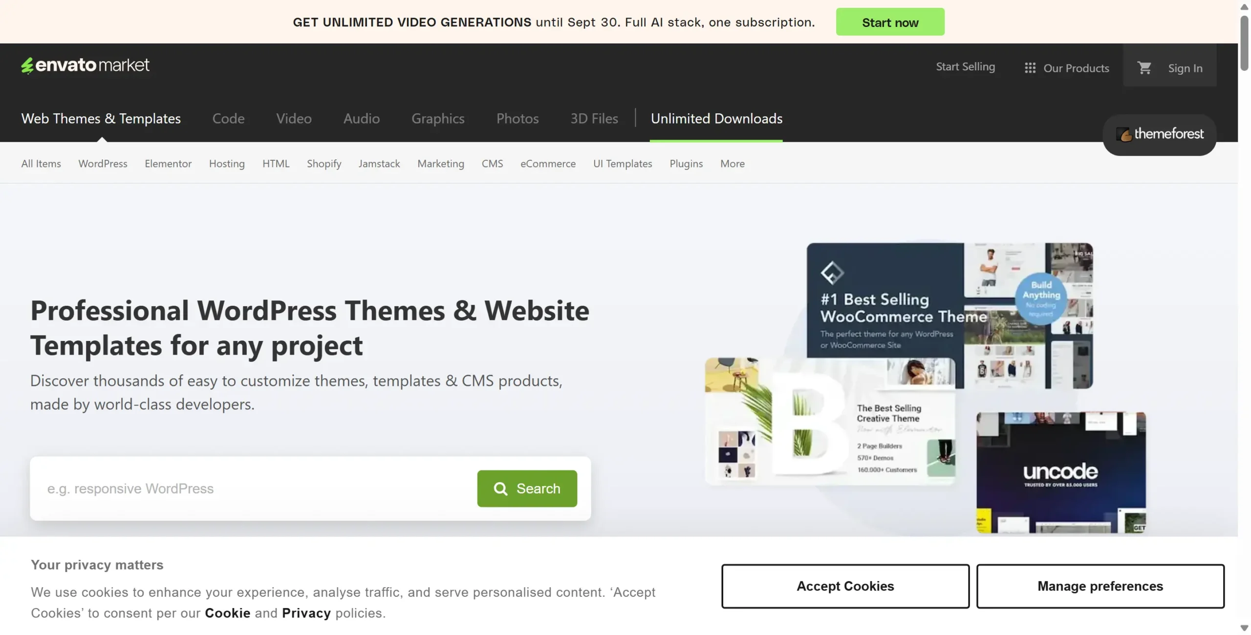 ساخت سایت با وردپرس در کمتر از ۲ ساعت بدون برنامه نویسی ThemeForest