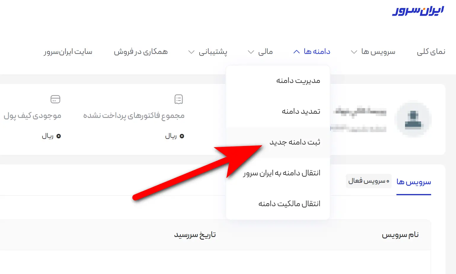 ساخت سایت با وردپرس در کمتر از ۲ ساعت بدون برنامه نویسی بخش ثبت دامنه جدید