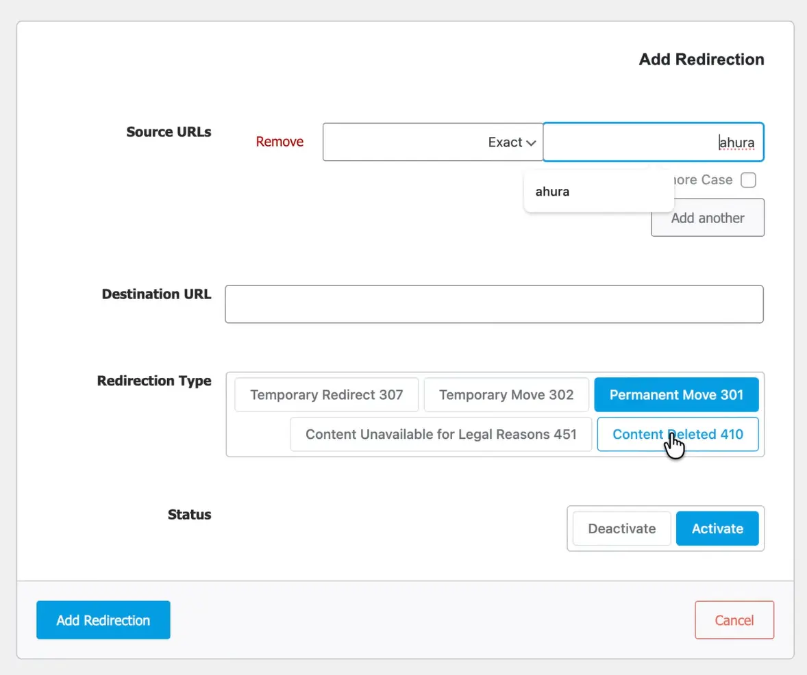 ایجاد تغییر مسیر