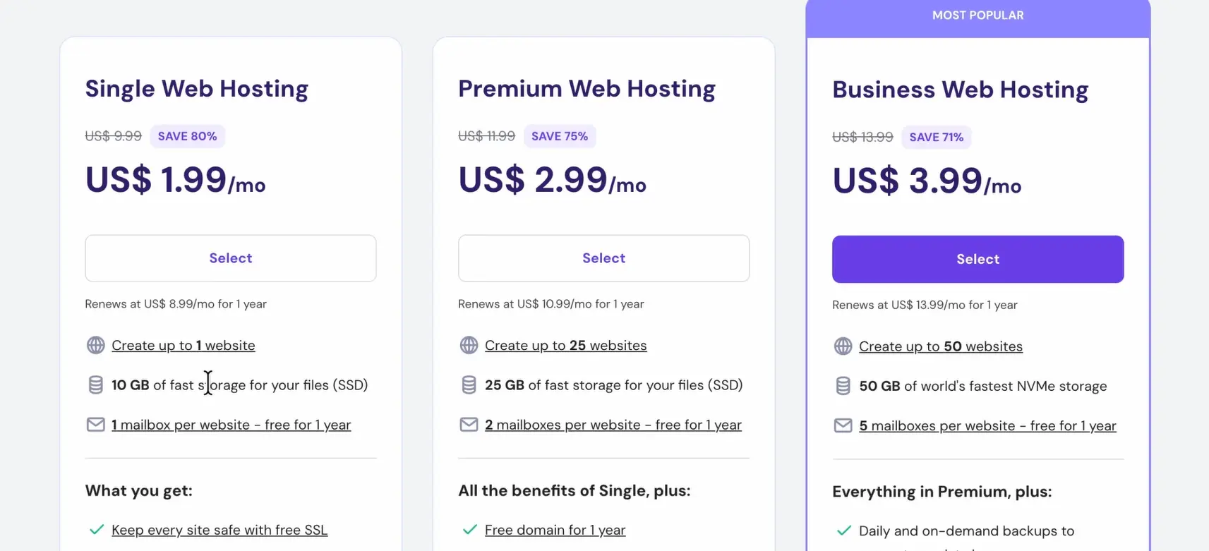 آموزش خرید هاست خارج برای ایرانیها Explore Plans