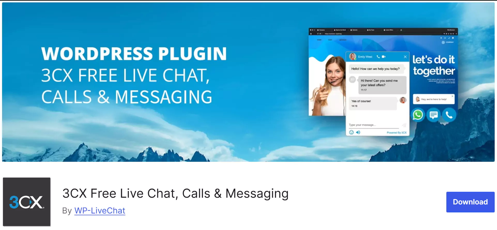 افزونه 3CX Live Chat