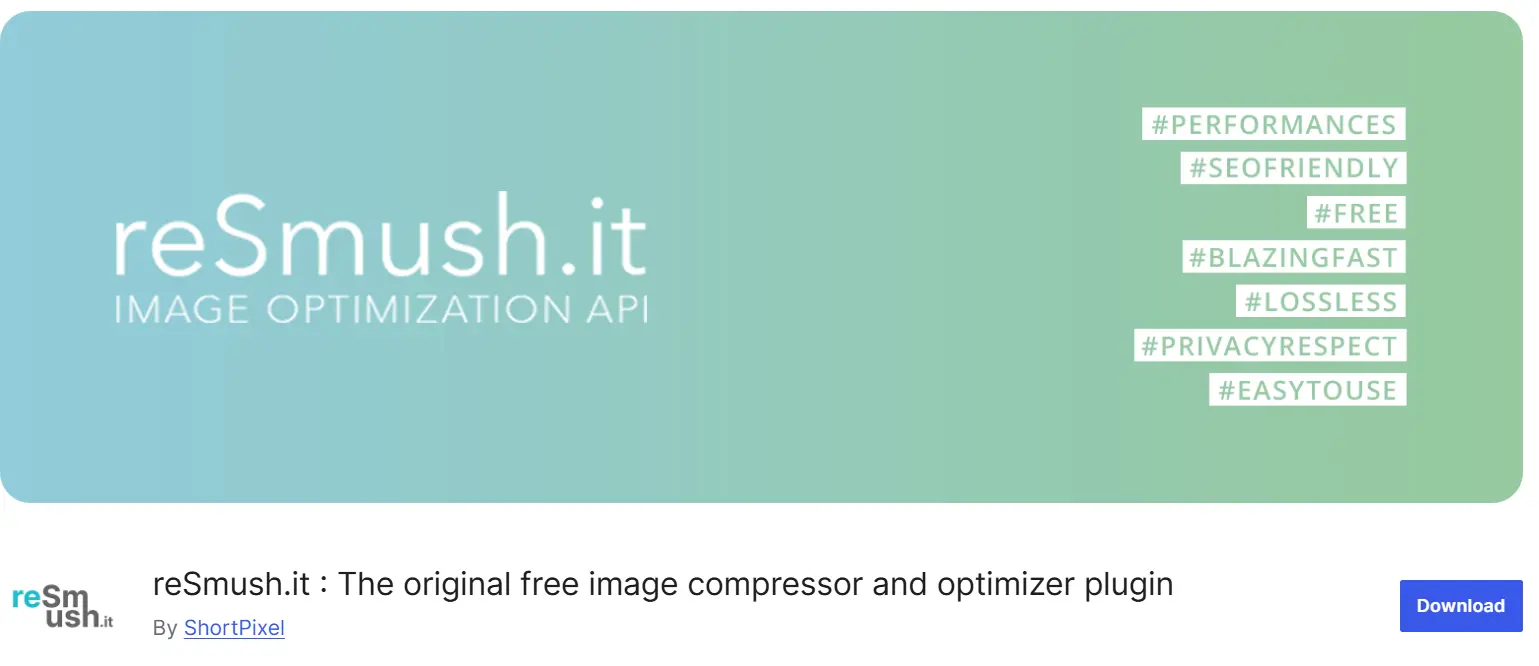 resmushit image optimizer