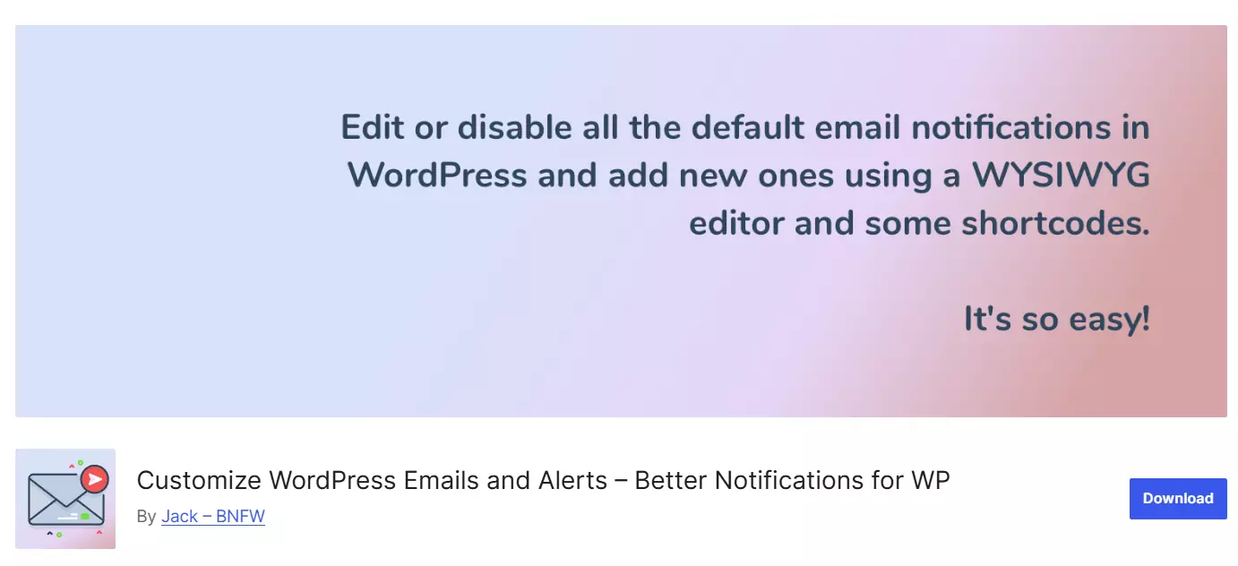 افزونه Better Notifications for WP
