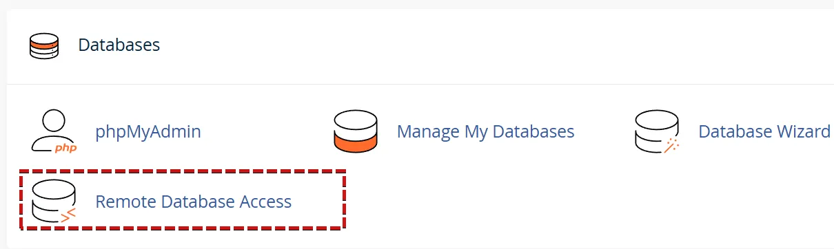 Remote MySQL در سی پنل