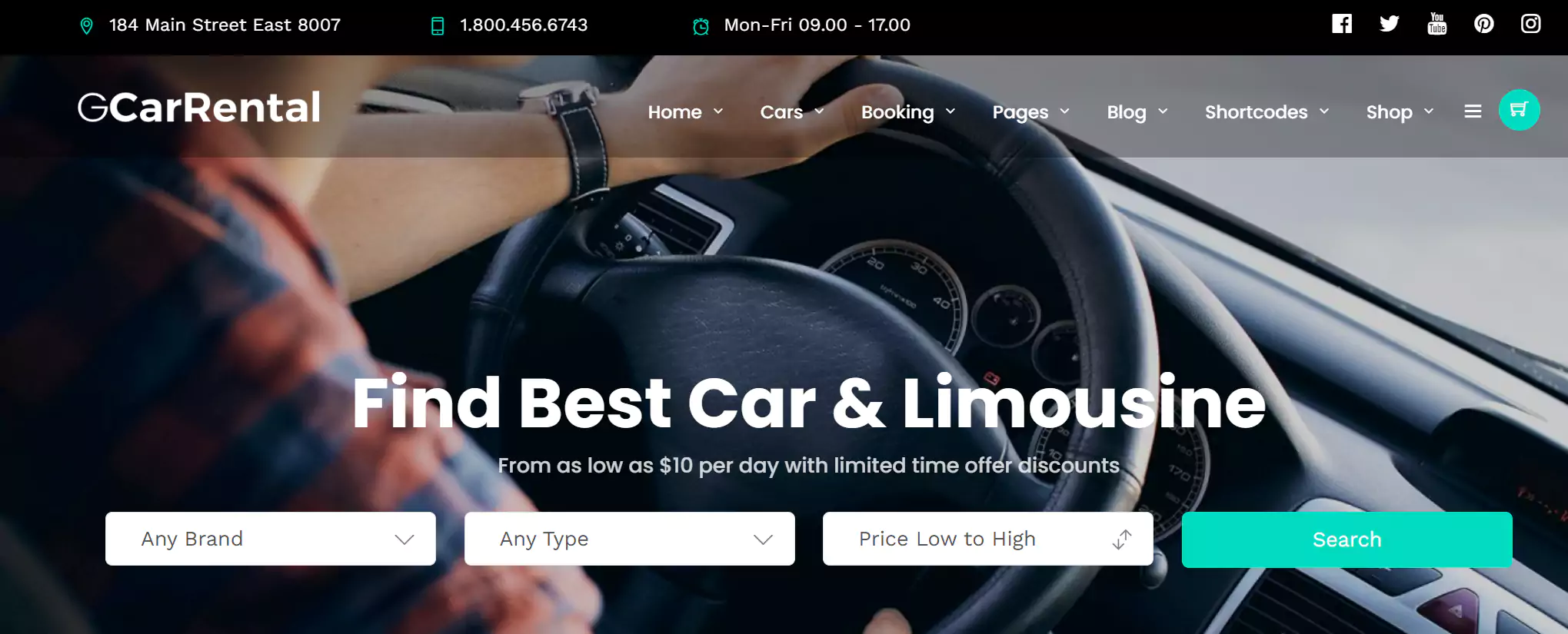قالب Grand Car Rental