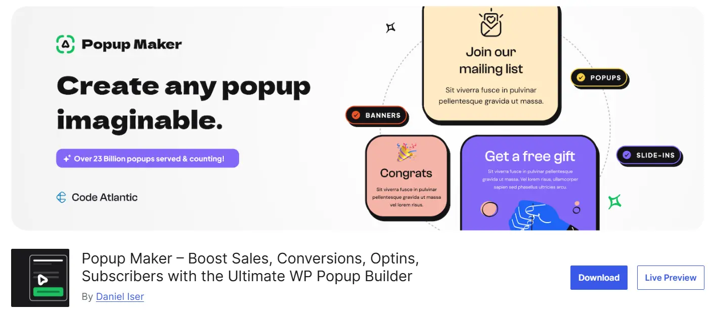 افزونه Popup Maker