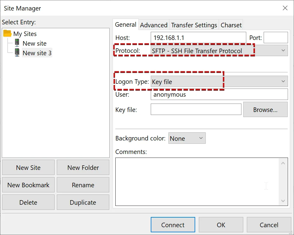 استفاده از SSH Key برای ورود بدون پسورد به لینوکس اتصال با کلید SFTP در فایل زیلا