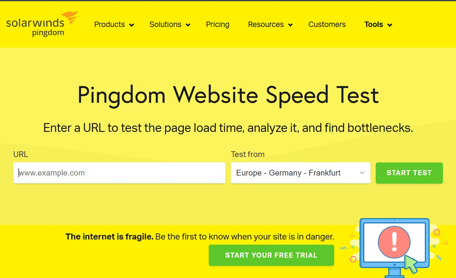 ابزار Pingdom