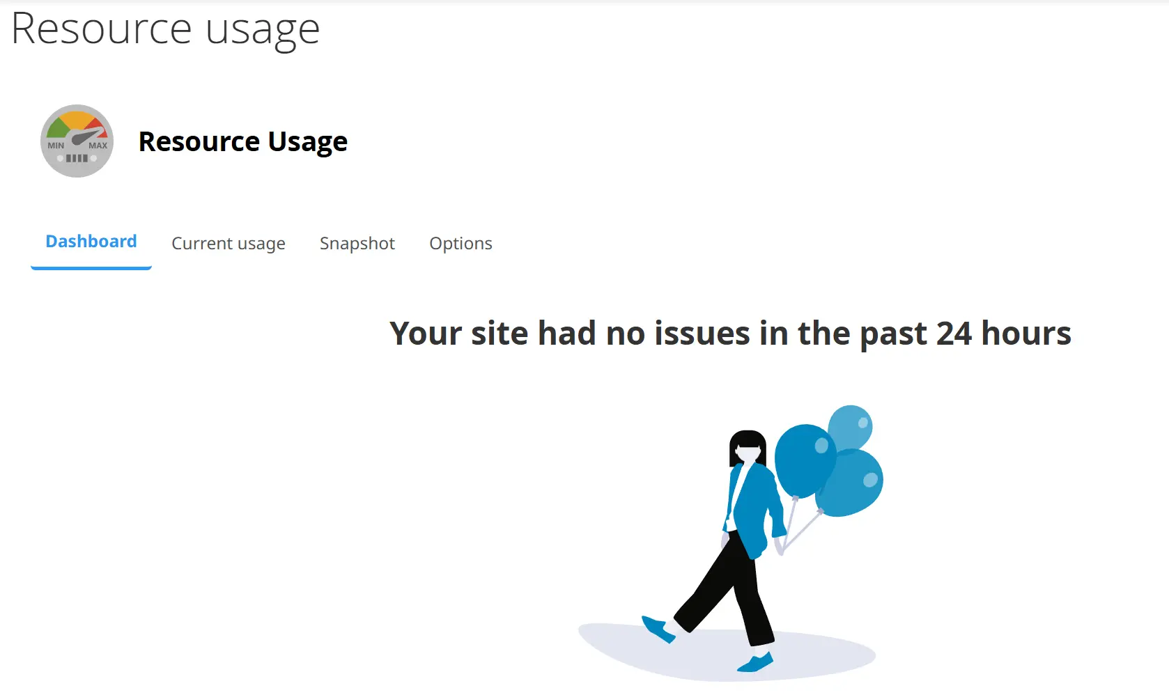 چک کردن Resource Usage در سی پنل