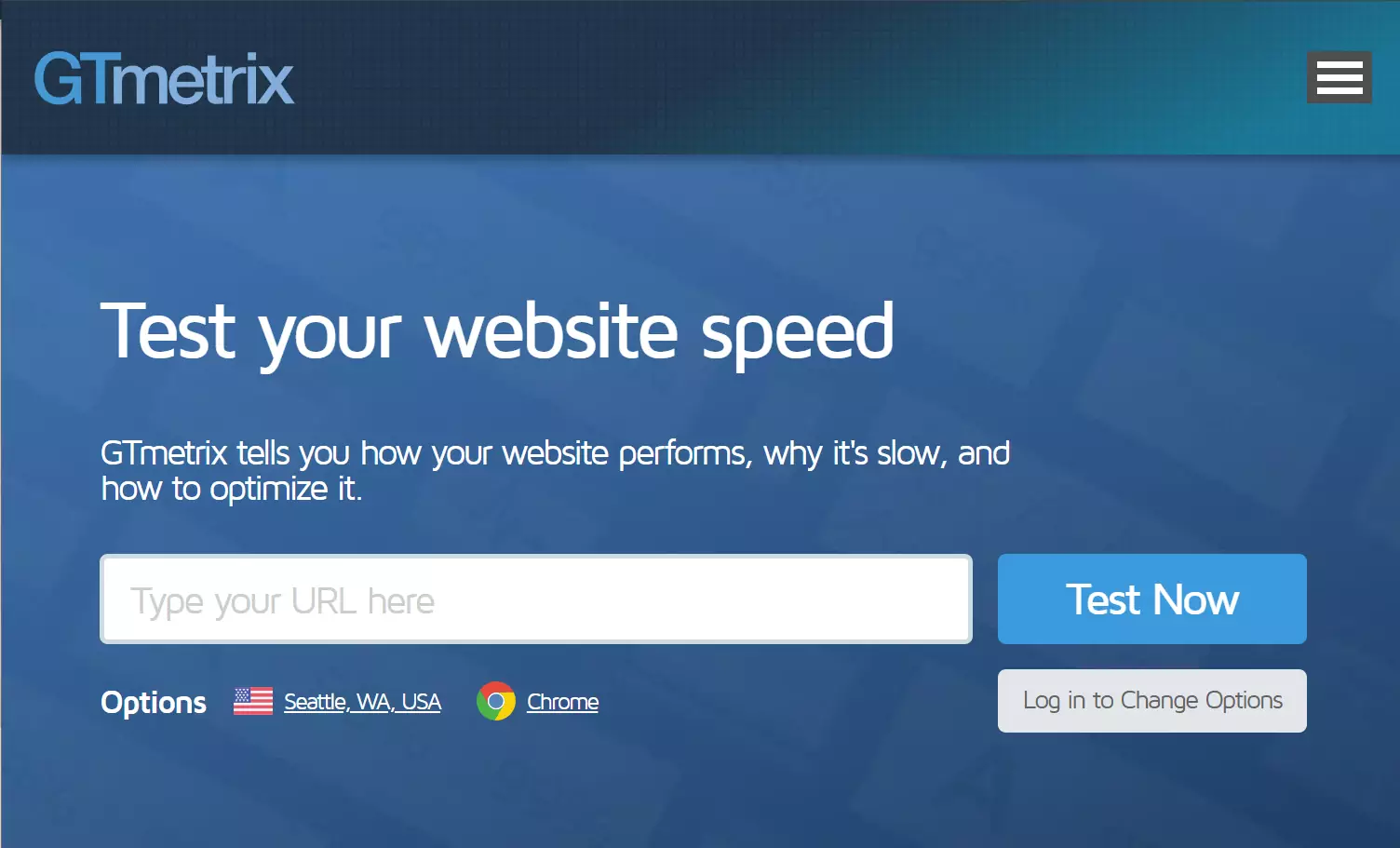 وبسایت gtmetrix