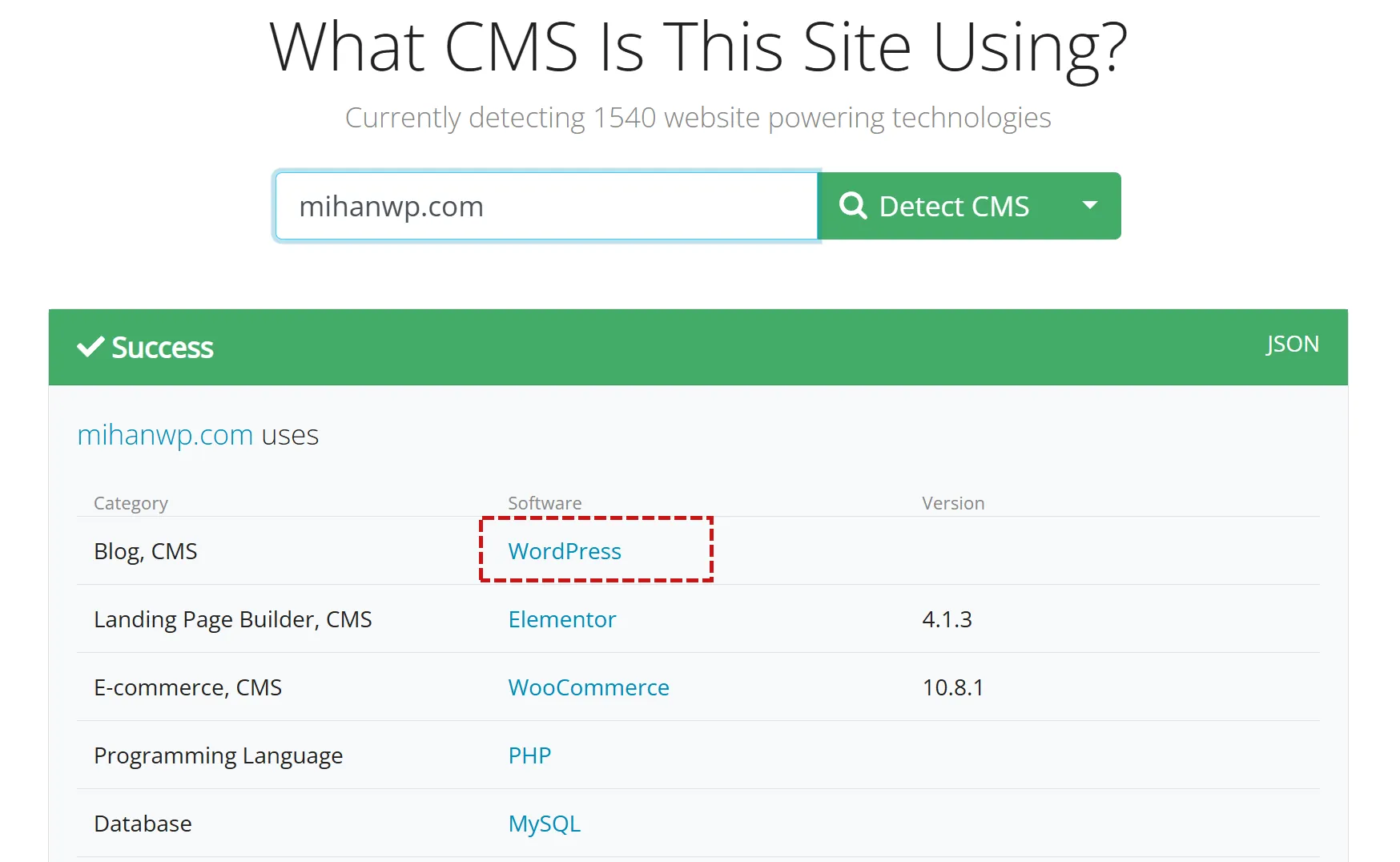 بررسی سیستم مدیریت محتوای سایت با whatcms.org