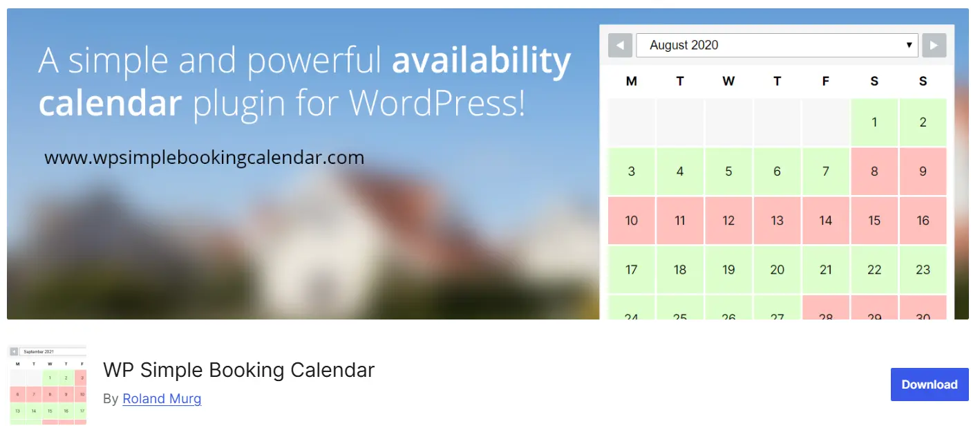 افزونه رزرو وردپرس؛ معرفی و مقایسه ۷ افزونه برتر نوبتدهی WP Simple Booking Calendar